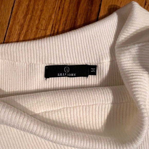 NWOT One Shoulder Sweater - Picture 5 of 7